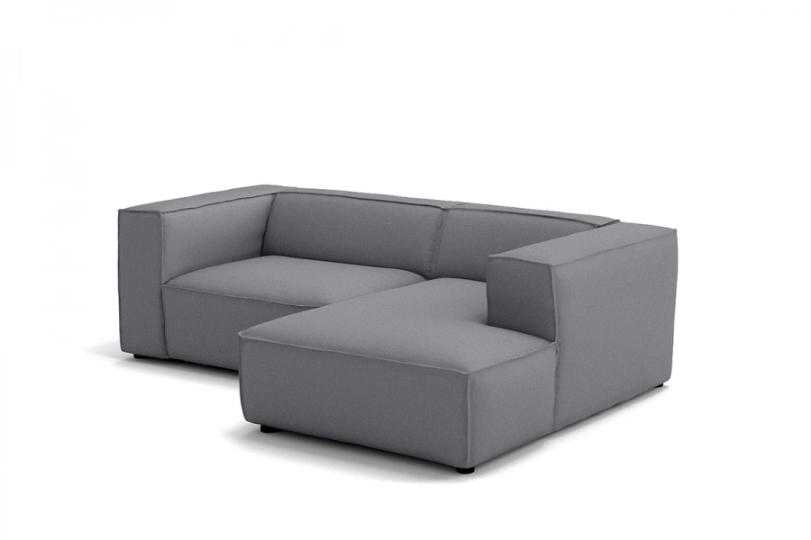 Model MODULARIS WB (wysoki bok) - Modularis WB sofa 2 osobowa + longchair prawy